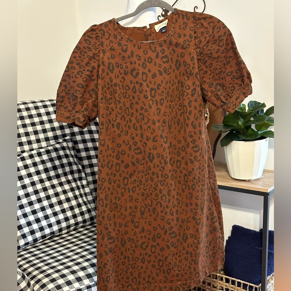 Universal Thread Size 10 Leopard Print Dress - image 1